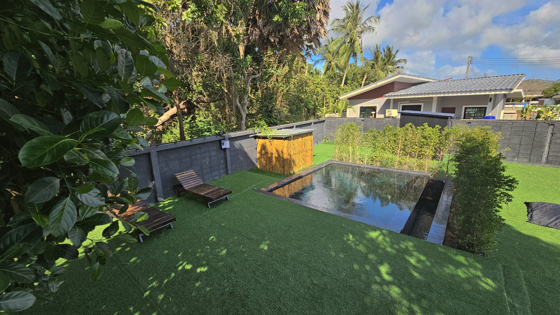 Pool and garden